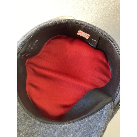 Vintage gray wool fisherman’s cap #245 main image 6